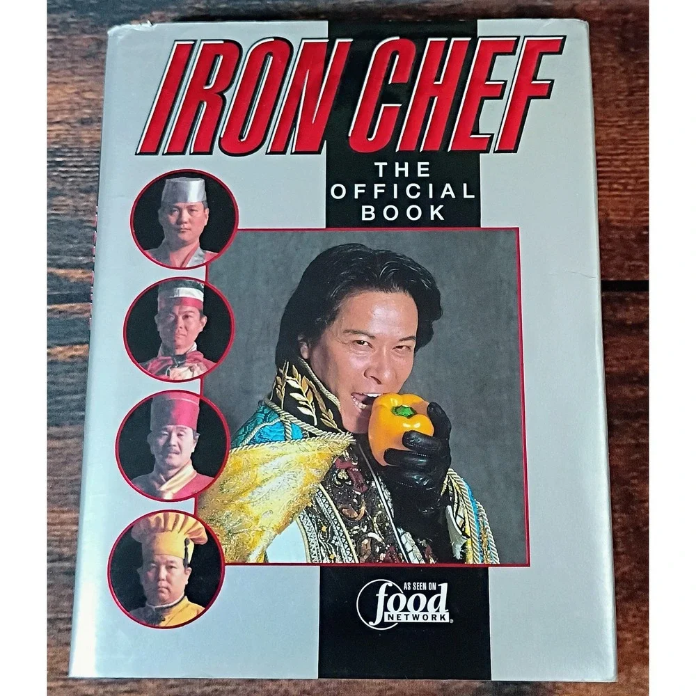 Iron Chef The Official Book Hardcover 2001 Food Network Morimoto Sakai Kaga